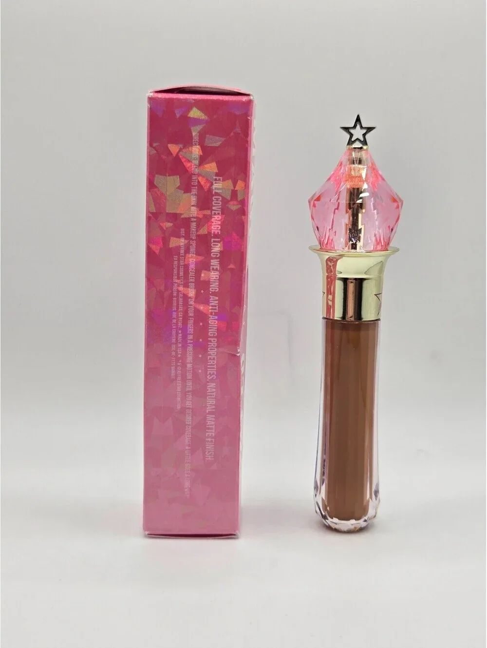 Jeffree Star Magic Star Liquid Concealer C23.5 Deep Skin Golden Red NIB New